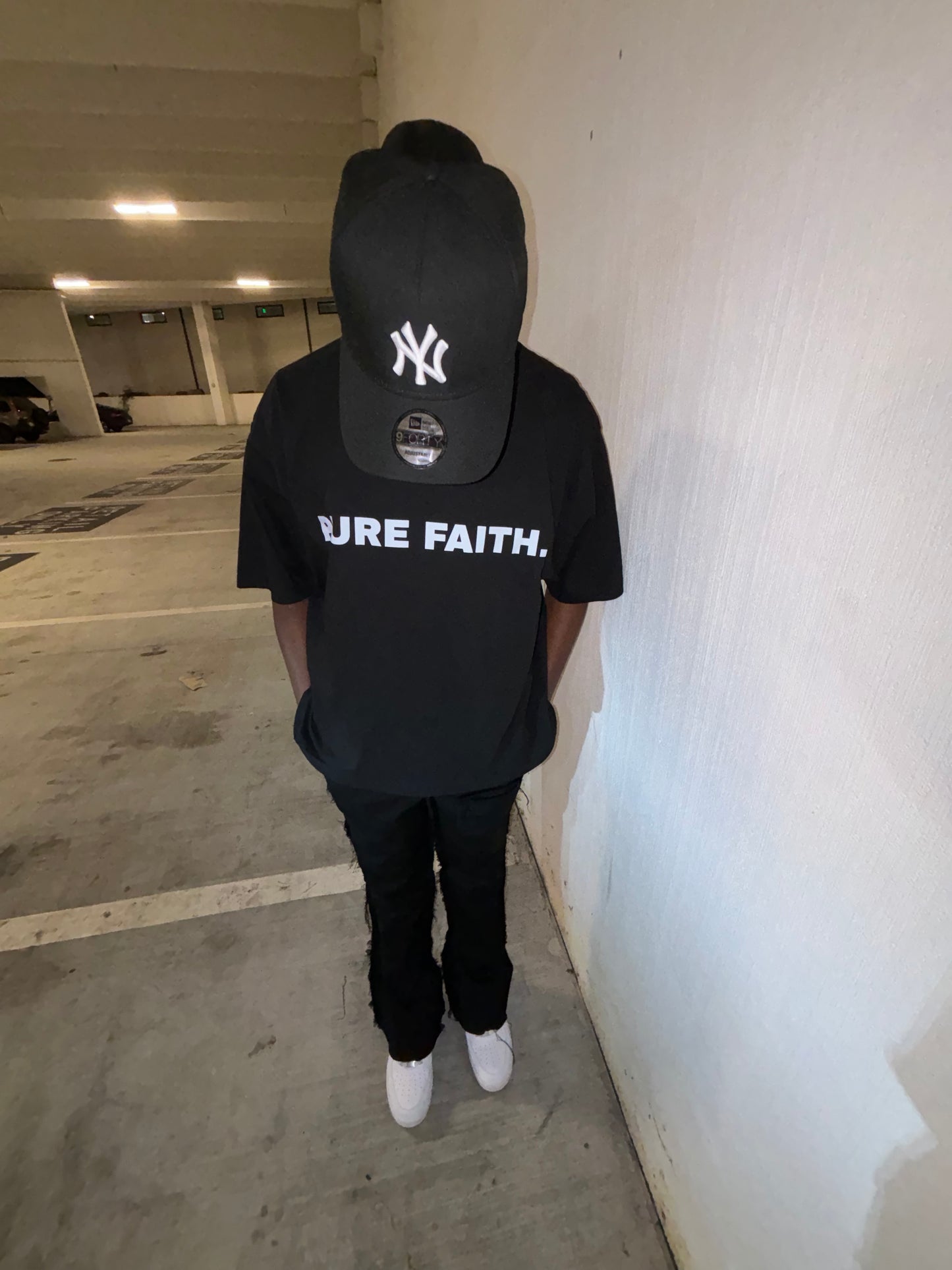 PURE FAITH OVERSIZED DROP SHOULDER TEE