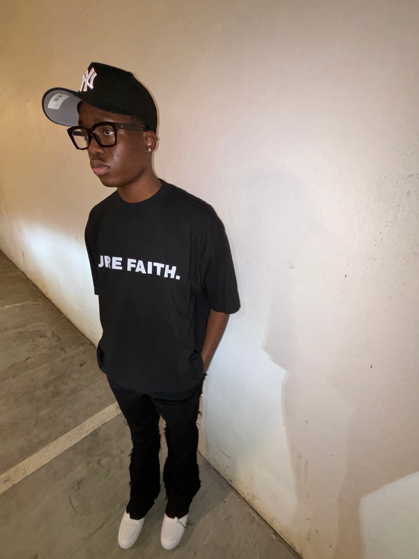 PURE FAITH OVERSIZED DROP SHOULDER TEE