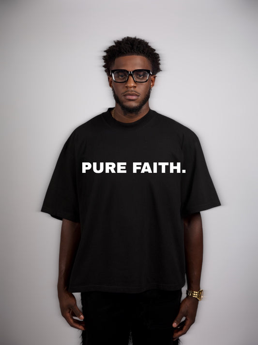 PURE FAITH OVERSIZED DROP SHOULDER TEE